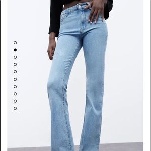 ZARA ZW THE SKINNY FLARE JEANS